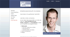 Desktop Screenshot of bonner-nachhilfe.de